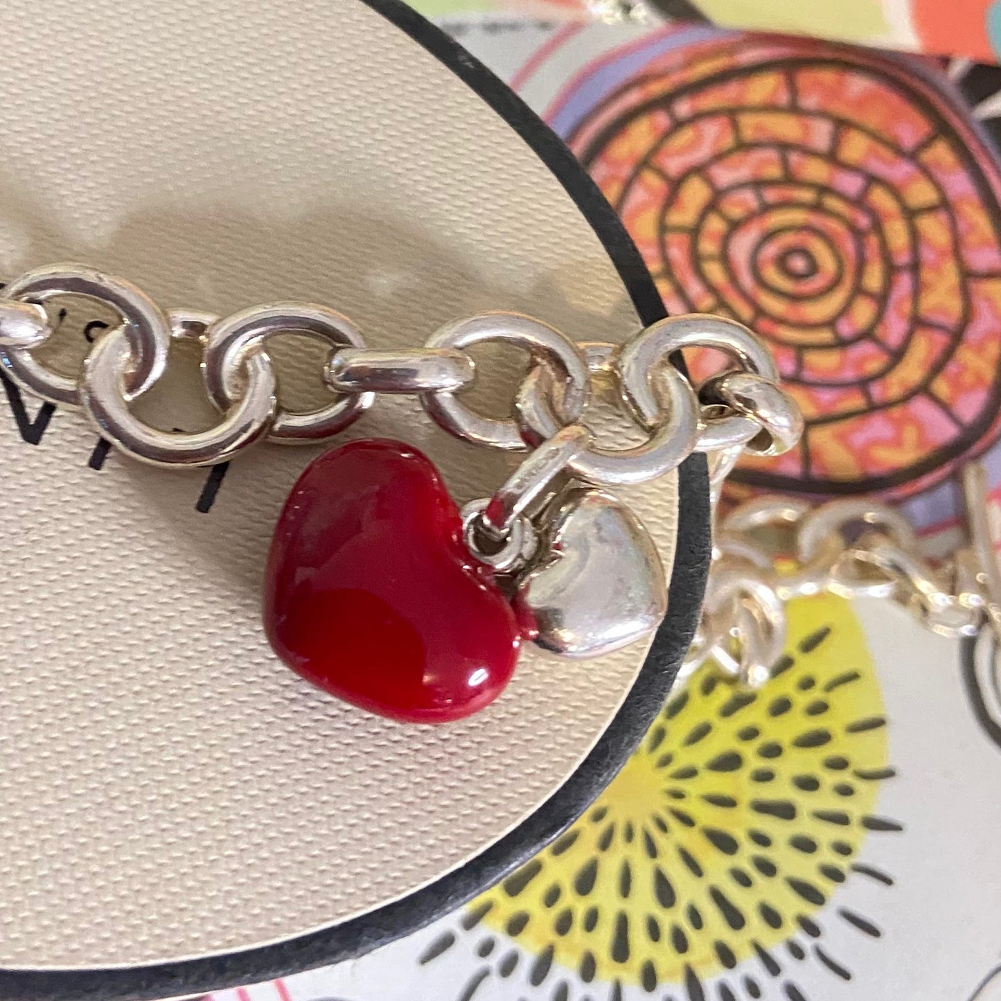 Links of London  Signature T-Bar Bracelet with Charms