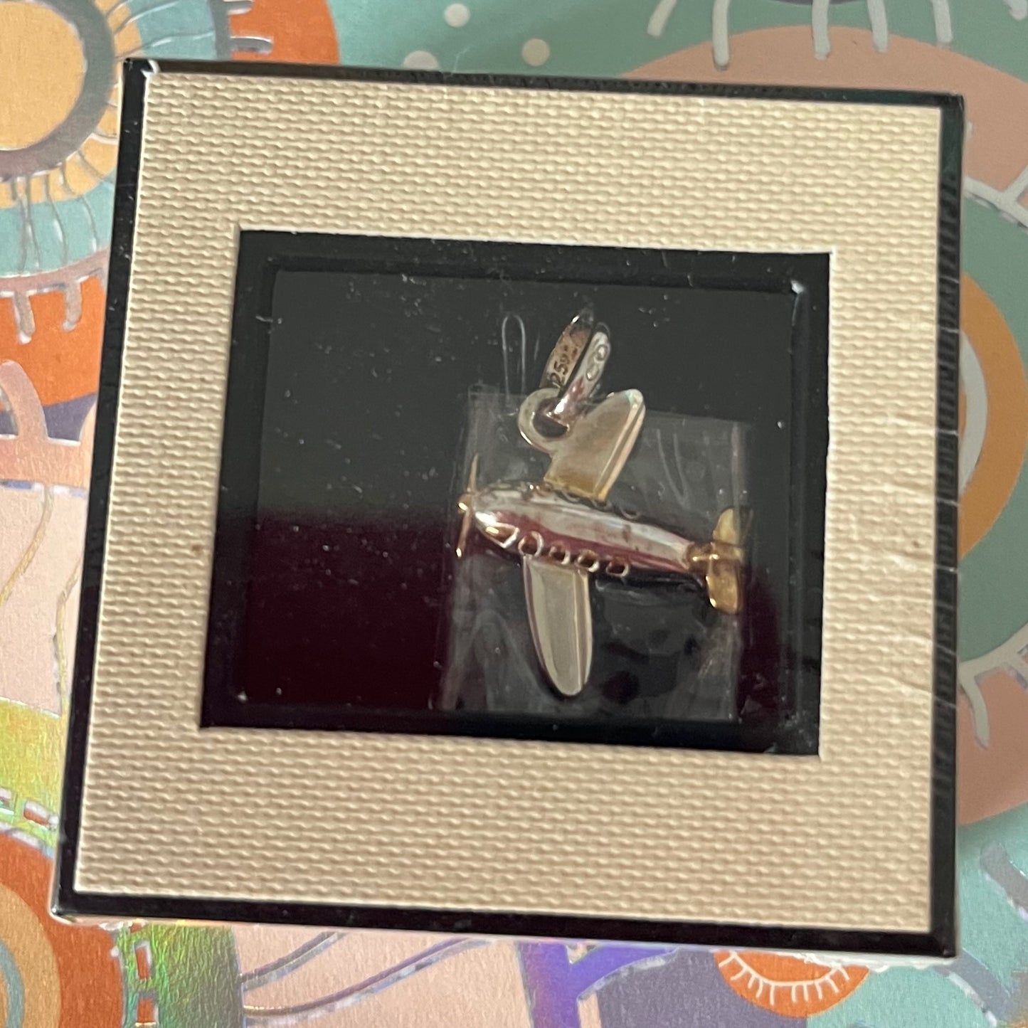 Links of London Sterling Silver, 'Sky High' Aeroplane Charm with 18k Gold Vermeil. New in the box.  Be the first one to open this