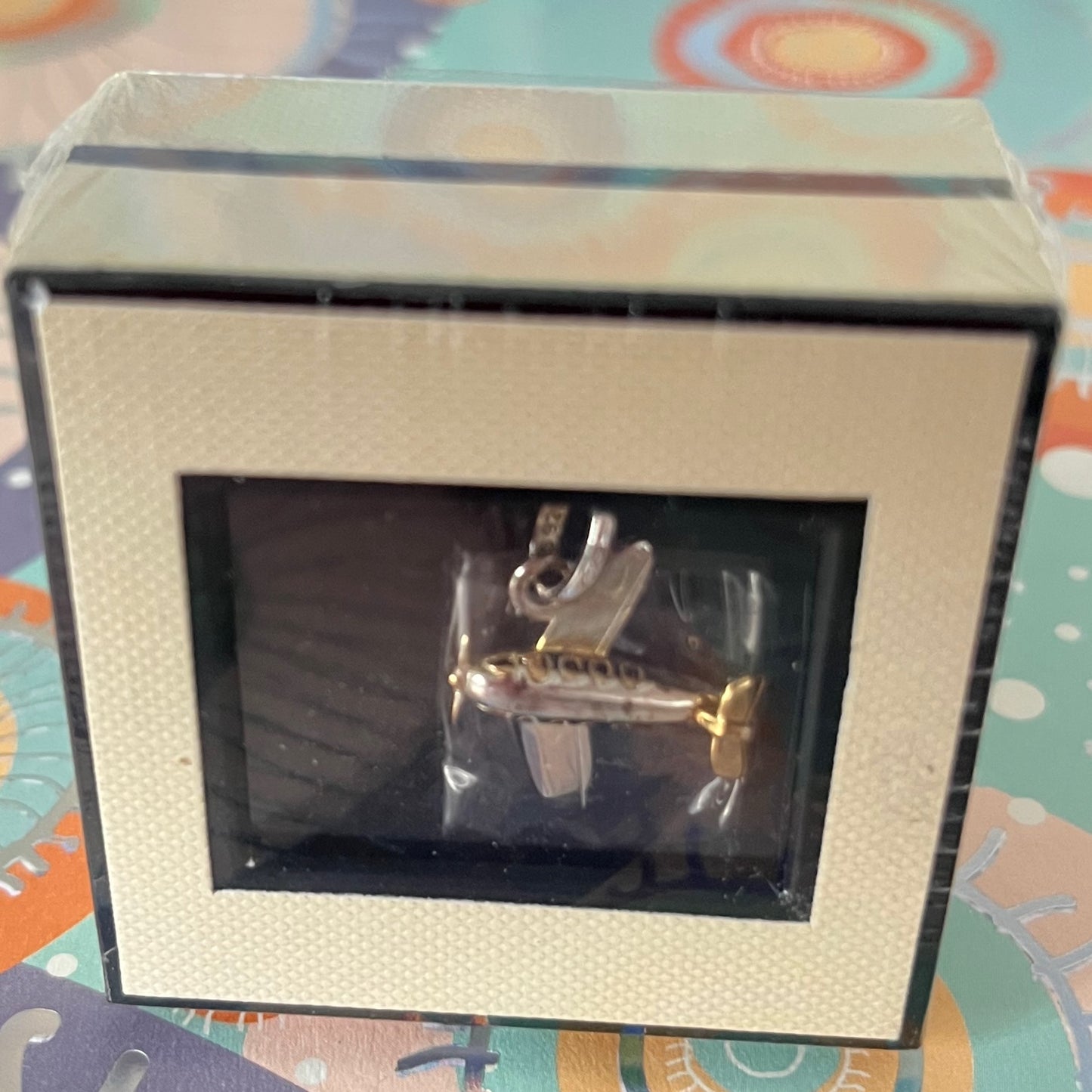 Links of London Sterling Silver, 'Sky High' Aeroplane Charm with 18k Gold Vermeil. New in the box.  Be the first one to open this
