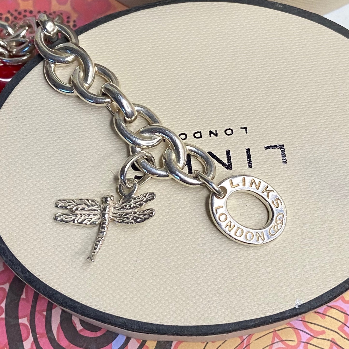 Links of London  Signature T-Bar Bracelet with Charms