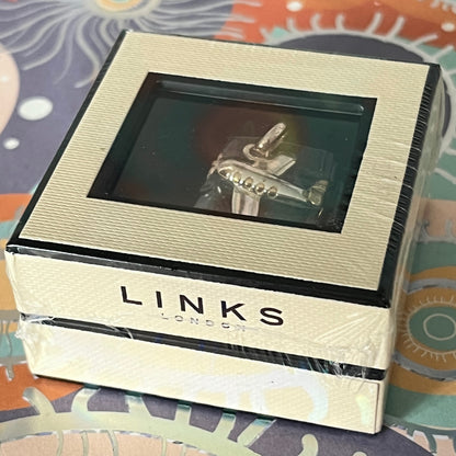 Links of London Sterling Silver, 'Sky High' Aeroplane Charm with 18k Gold Vermeil. New in the box.  Be the first one to open this