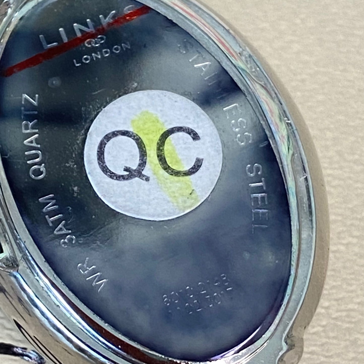 Very rare New Links of London delicate Silver Sweetheart Stainless Steel Watch.