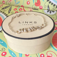 Authentic Silver Links of London Bracelet with Sweetie beads