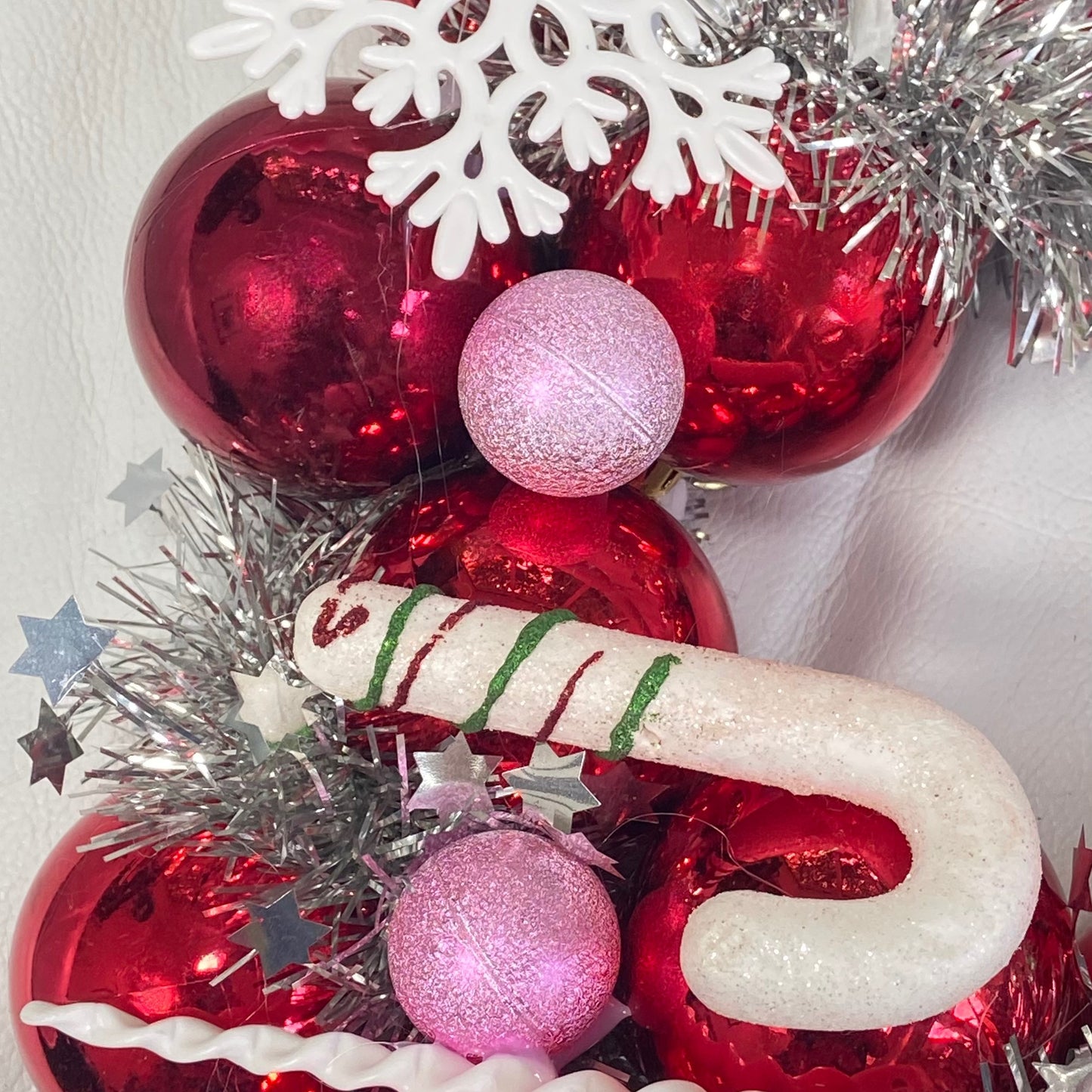 Candy Cane Wreath
