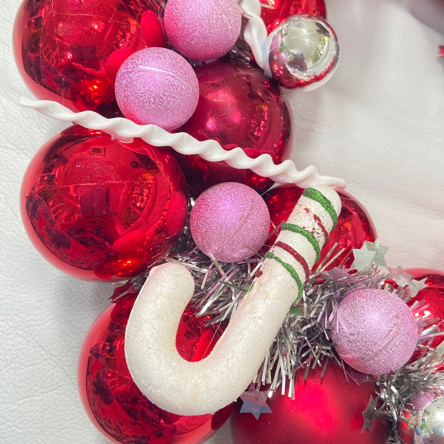 Candy Cane Wreath