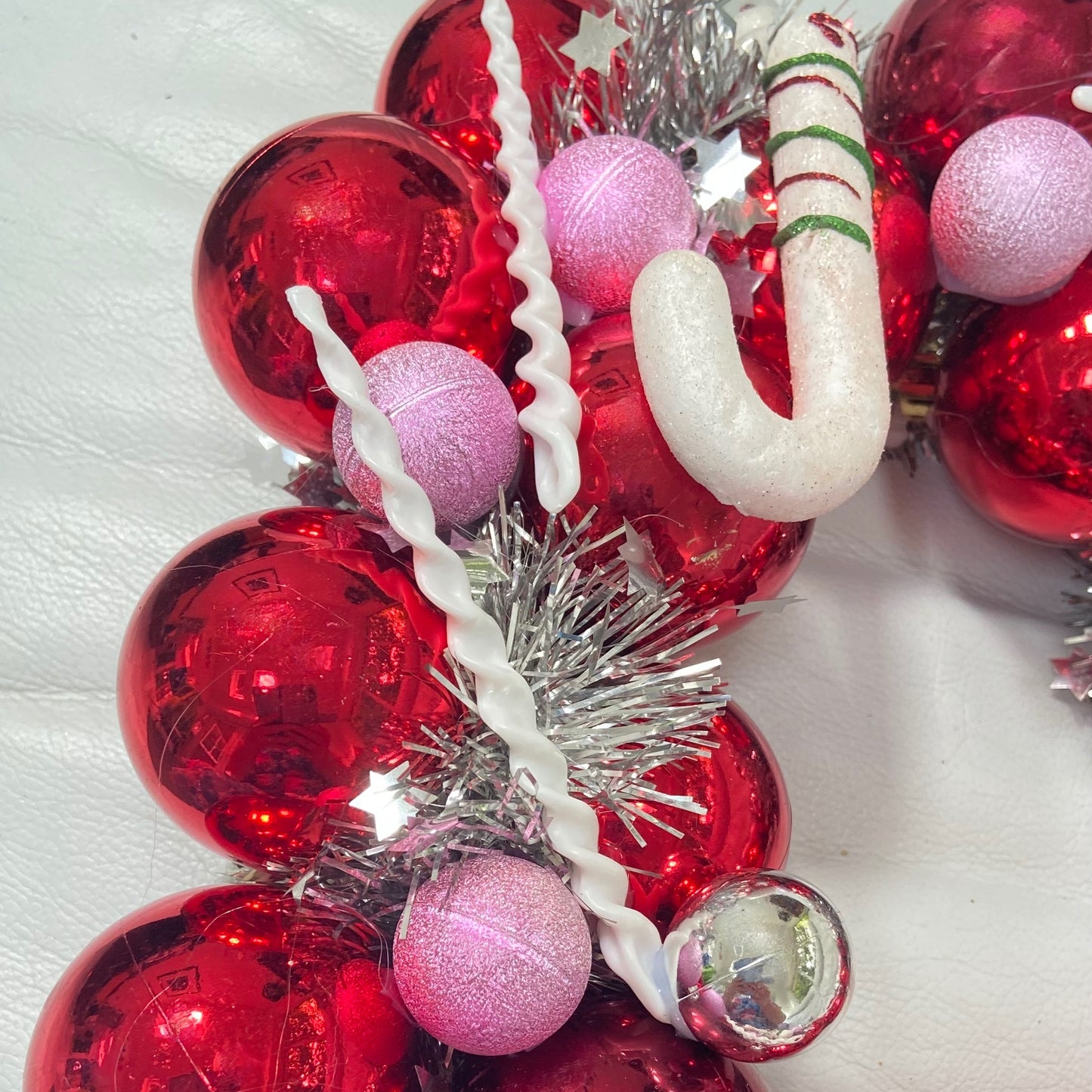 Candy Cane Wreath