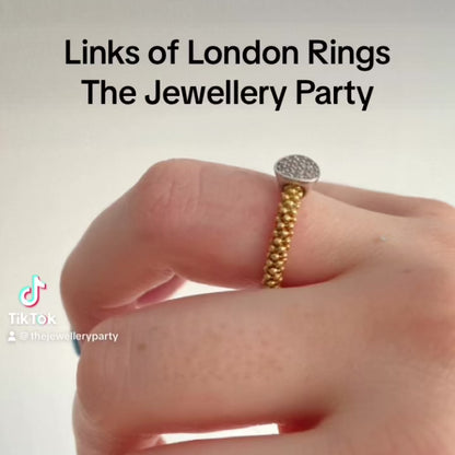 Links of London Sterling Silver Tri Link Ring