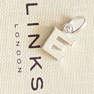 Links of London Letter E Silver Charm