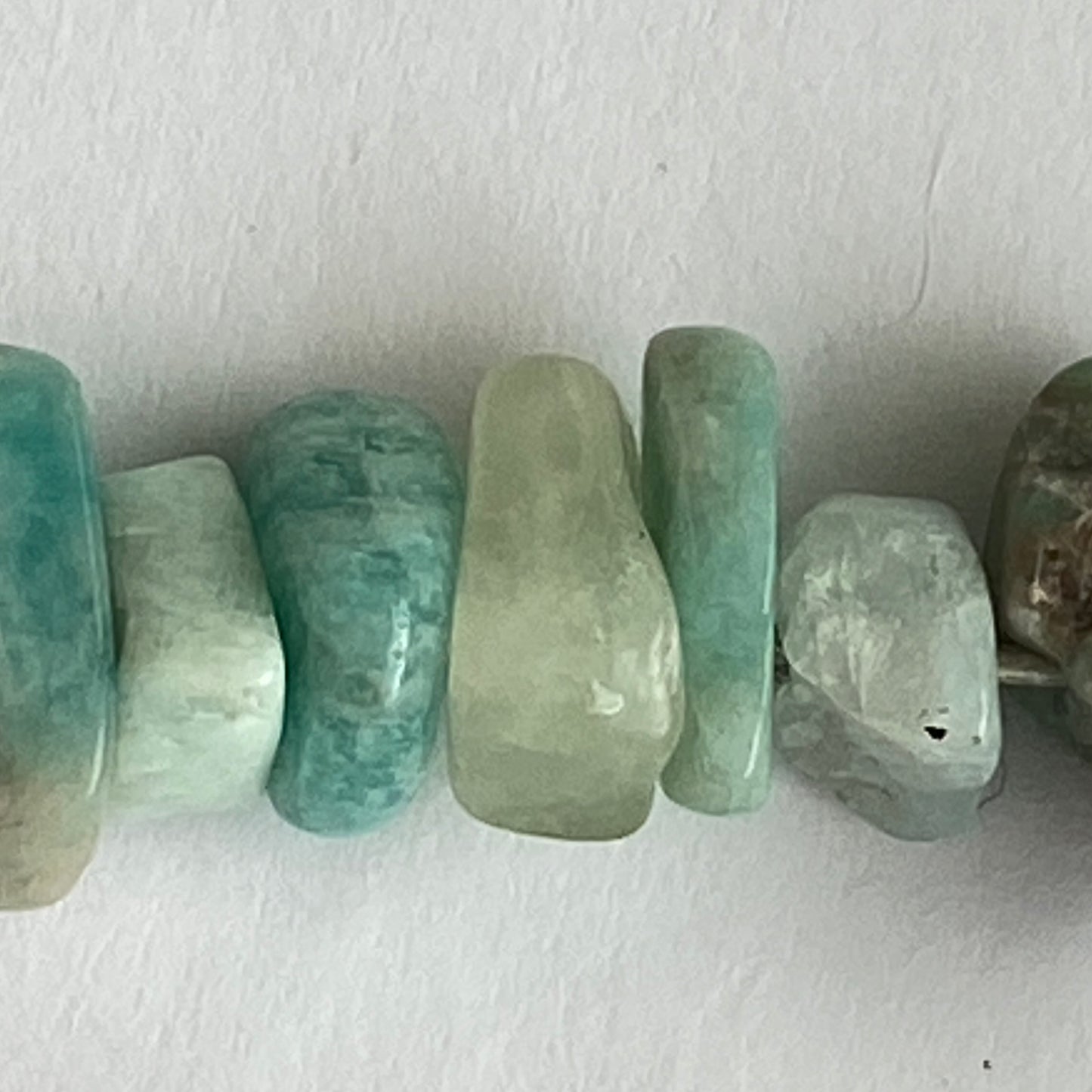 Turquoise and quartz beaded Earrings