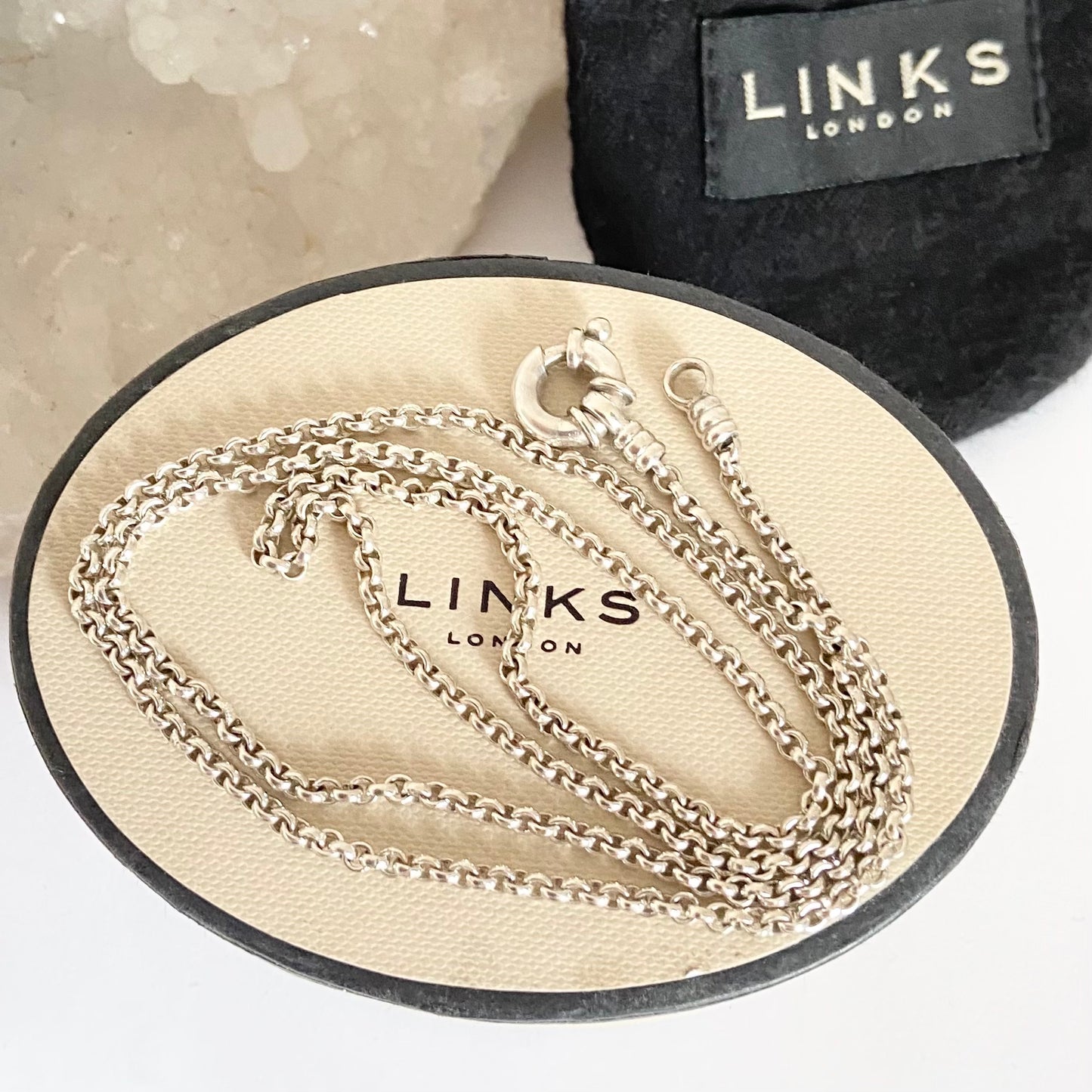 Links of London Belcher Necklace with Senorita Clasp  (62cm)