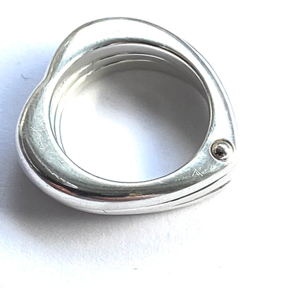 Links of London Silver Love Note Heart Ring