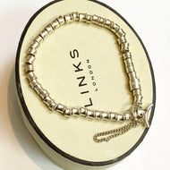 Pre Loved Links of London Silver Bracelet with Tubular Beads from the Allsorts range all sorts