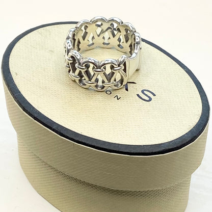 Links of London Sterling Silver  Lattice Ring