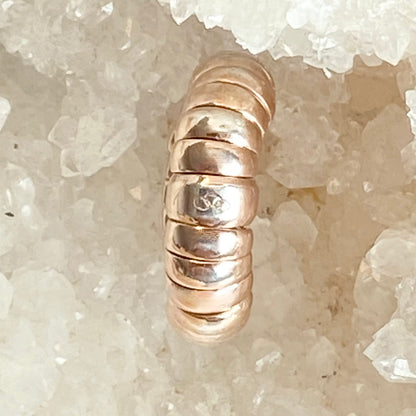 Links of London Rose Gold two tone Sterling Silver Sweetie Ring size L