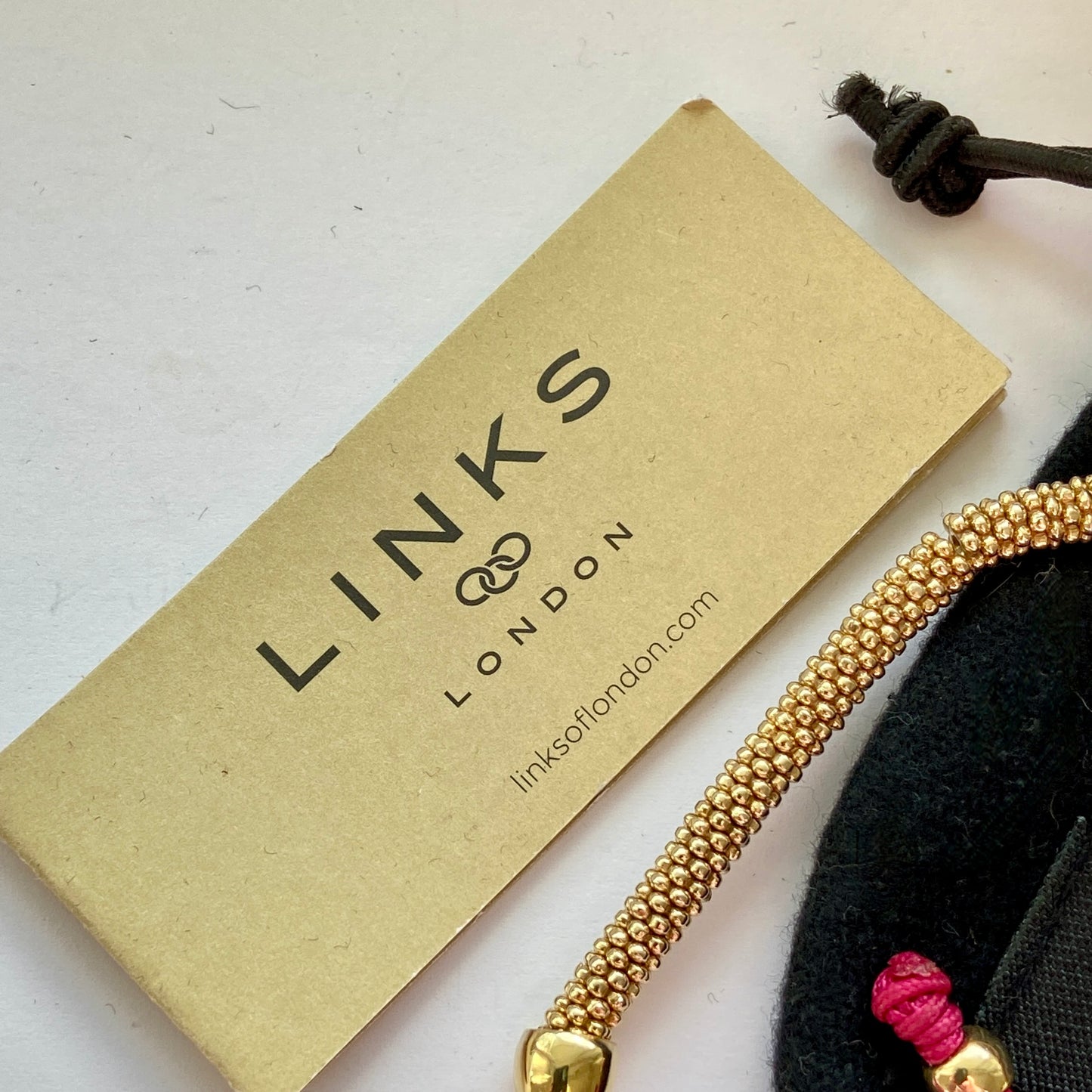 Gold and Red Woven adjustable Friendship Bracelet