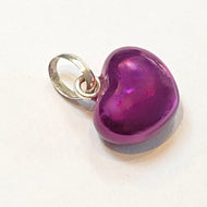 Links of London Purple Enamel Heart Charm